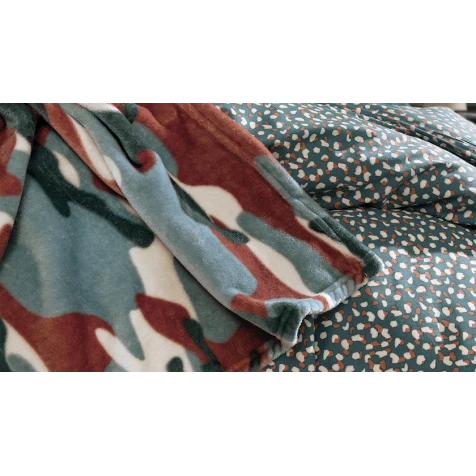 Yataq dəsti Yataş Tris, ikinəfərlik, yorğan 200х220 sm, yorğan üzü 200х220 sm, mələfə 160x200x36 sm, 2 əd yastıq üzü 50x70 sm, poliester/pambıq, Mavi