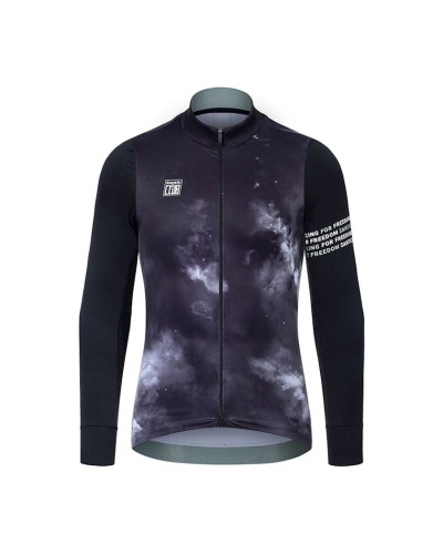 Velosiped kostyumu kişilər üçün Santic WM3CT094H, qara, poliester, ölçü XL