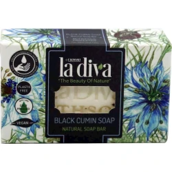 Təbii sabun La Diva Qara zirə 90 q