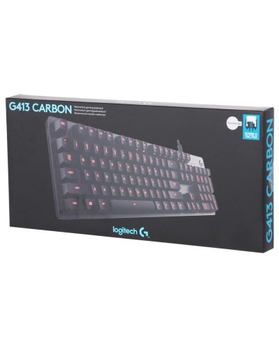 Klaviatura Logitech G413 Carbon Mechanical Gaming USB (920-008309)