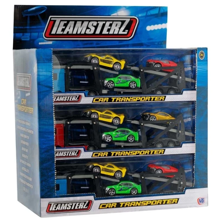 Oyun dəsti HTI Teamsterz Car Transporter 3+