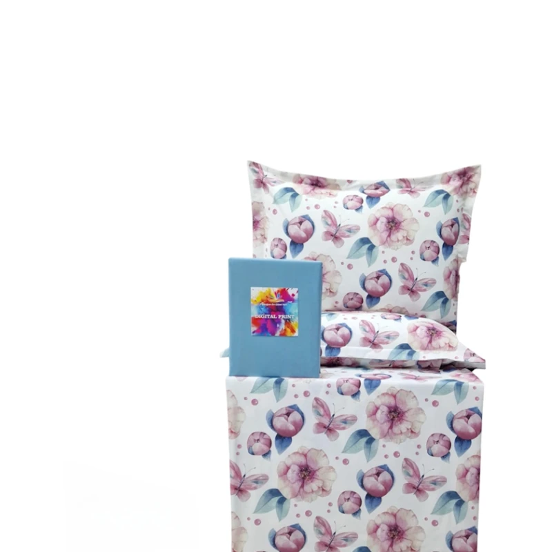 Yataq dəsti Narlı 000916, yorğan üzü 200x220 sm, mələfə 240x260 sm, 2 yastıq üzü 50x70 sm, ikinəfərlik, pambıq, rəngbərəng Yataq dəsti Narlı 000916, yorğan üzü 200x220 sm, mələfə 240x260 sm, 2 yastıq üzü 50x70 sm, ikinəfərlik, pambıq, rəngbərəng