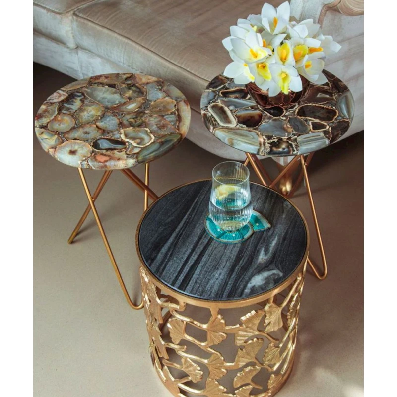 Журнальный стол Hom-me Agathe 102895, 36x46 см, разноцветный Журнальный стол Hom-me Agathe 102895, 36x46 см, разноцветный