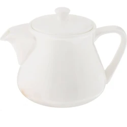 Заварочный чайник Wilmax WL-994002/1C 0.75 л, 1 шт, фарфор, с крышкой, белый