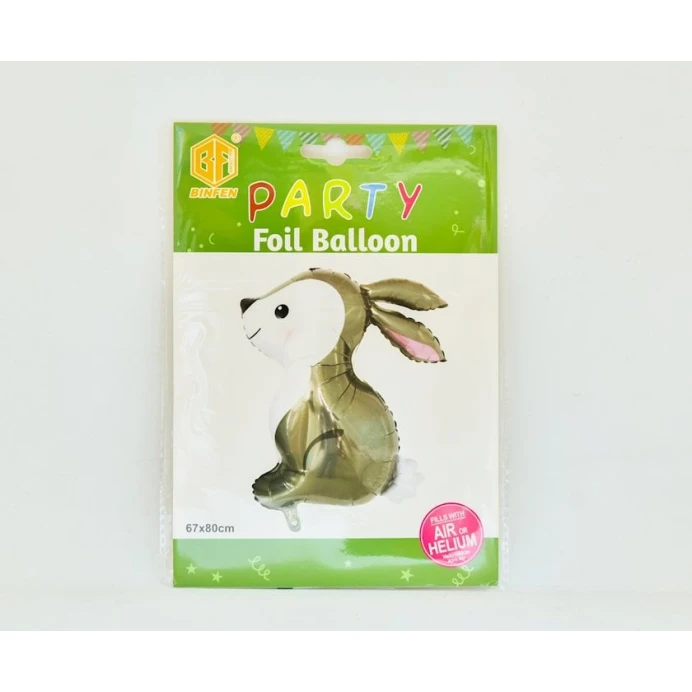 Воздушный шарик Party Foil Balloon в форме зайчика, 80 см Воздушный шарик Party Foil Balloon в форме зайчика, 80 см