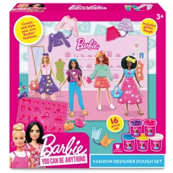 Набор для лепки Addo Barbie Dough I Can Be a Fashion Designer, 25x25 см, 3+ лет