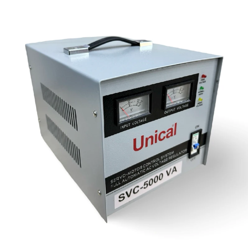 Gərginlik tənzimləyicisi Unical SVC-5000VA Gərginlik tənzimləyicisi Unical SVC-5000VA