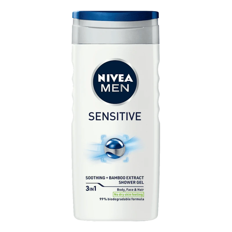 Гель для душа Nivea Sensitive 3in1 250 мл