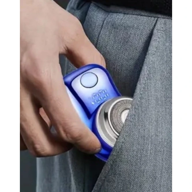 Электробритва Miguan, синяя, 4.4х7.45 см Электробритва Miguan, синяя, 4.4х7.45 см