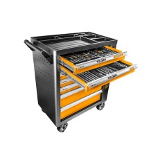 Alətlər ilə araba Tolsen 85412, 189 hissə, 752х810х450 mm
