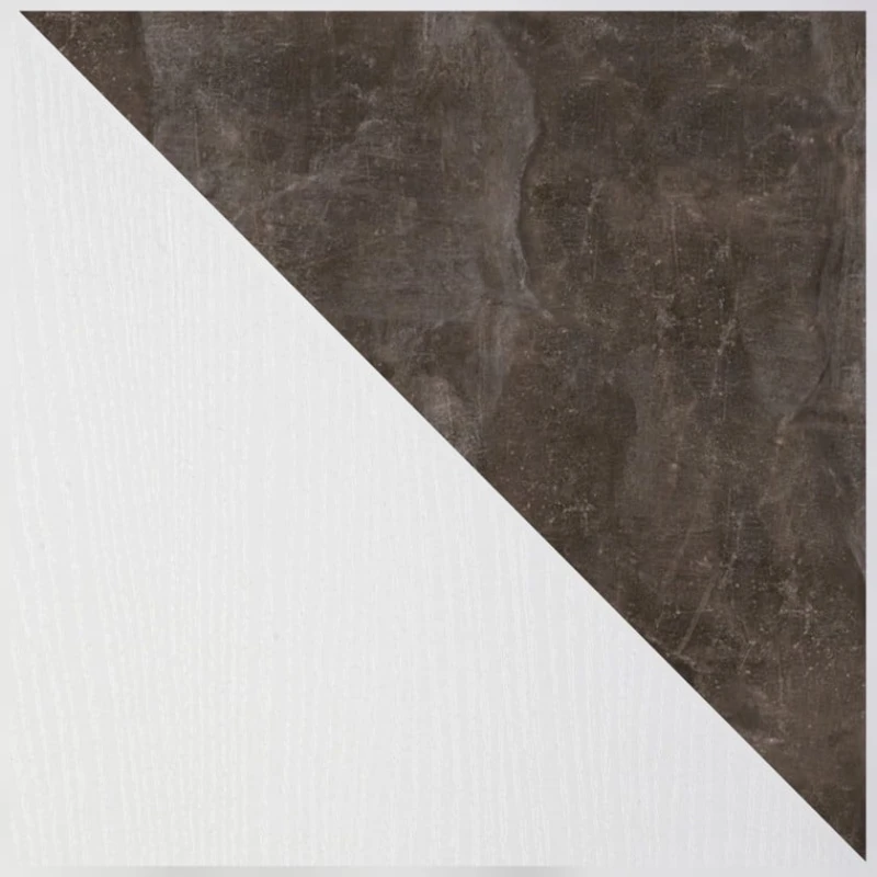 Обеденный стол Marina 3563_M25StolmaxiStulBetdarkwh, ЛДСП, 75x60x110 см, темно-серый/белый Обеденный стол Marina 3563_M25StolmaxiStulBetdarkwh, ЛДСП, 75x60x110 см, темно-серый/белый