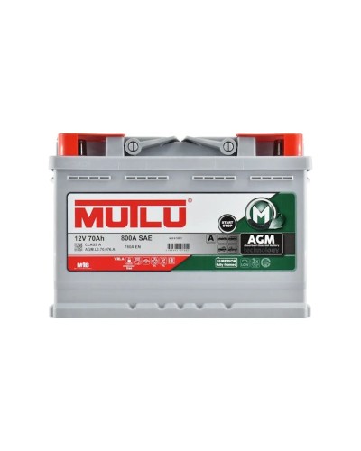 Avtomobil akkumulyatoru Mutlu 70Ah 12V AGM.L3.70.076.A