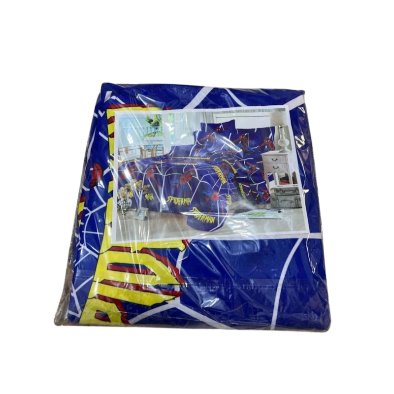 Комплект детского постельного белья Blumarine YT-LL-036, полутораспальный, хлопок, синий/красный Комплект детского постельного белья Blumarine YT-LL-036, полутораспальный, хлопок, синий/красный