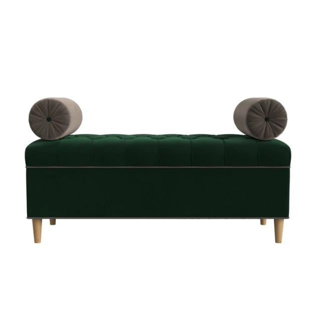 Пуфик 23, ткань, темно-зеленый, 40x35x80 см Пуфик 23, ткань, темно-зеленый, 40x35x80 см