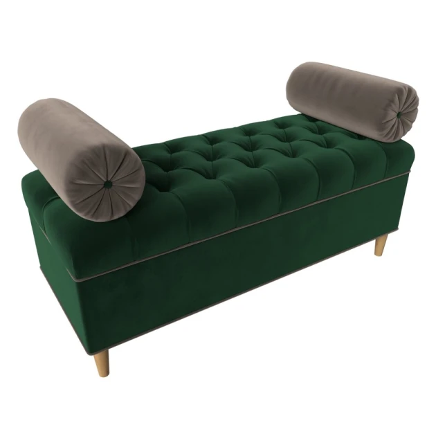 Пуфик 23, ткань, темно-зеленый, 40x35x80 см Пуфик 23, ткань, темно-зеленый, 40x35x80 см