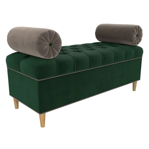 Пуфик 23, ткань, темно-зеленый, 40x35x80 см Пуфик 23, ткань, темно-зеленый, 40x35x80 см