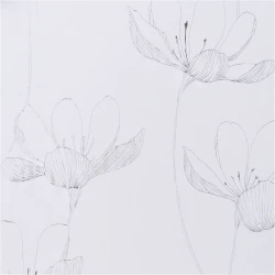 Штора JYSK Hessa 1x140x300 см, белый/серебристый