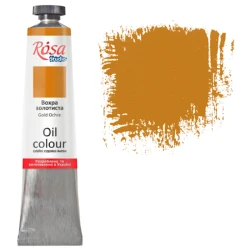 Масляная краска Rosa Studio 515 охра золотистая, 60 мл