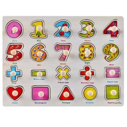 Деревянный пазл Цифры 3+ лет Деревянный пазл Цифры 3+ лет