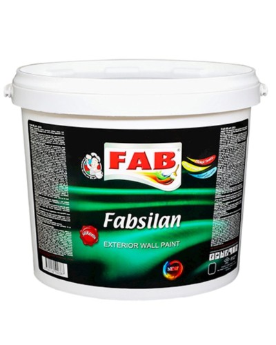 İnşaat boyası Fab boya Fabsilan, ağ, 25 kq