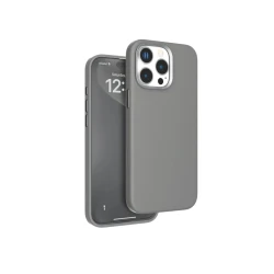 Чехол Levelo Iris MagSafe Liquid Silicone для Apple iPhone 16 Pro Gray