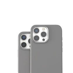 Чехол Levelo Iris MagSafe Liquid Silicone для Apple iPhone 16 Pro Gray