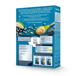 Мультизлаковая безмолочная каша Gerber, с яблоком и черносливом, с 6 месяцев, 180 г