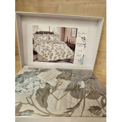 Комплект постельного белья Laura Grand ET-1231, пододеяльник 200х230, простыня 230х240, наволочки 50х70, двуспальный, хлопок, разноцветный