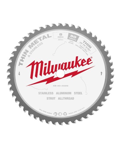 Metal üzrə mişar diski Milwaukee CSB P M 203 x 5/8 x 1.8 x 50 (48404520)