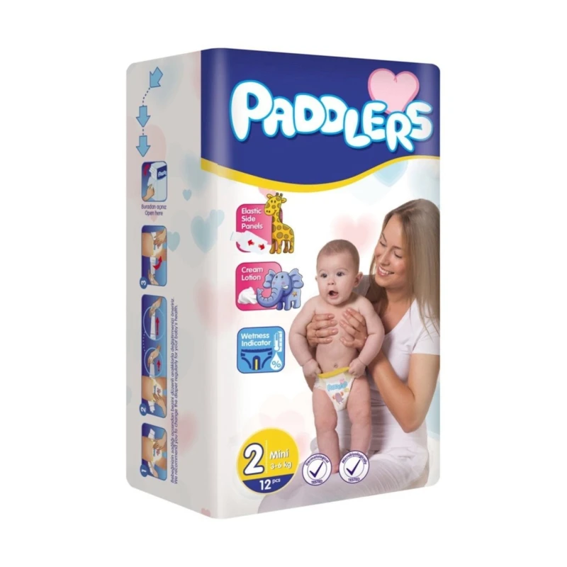 Детские подгузники Paddlers Mini 12 шт