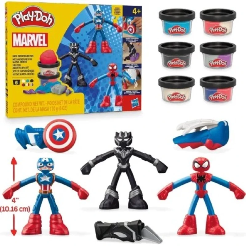 Игровой набор Hasbro Play-Doh Marvel Hero Adventure, 4+ лет