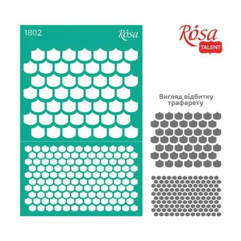 Trafaret Rosa Talent Fon Seriya Teksturalar №1802 çoxdəfəli yapışqan 13x20 sm Trafaret Rosa Talent Fon Seriya Teksturalar №1802 çoxdəfəli yapışqan 13x20 sm