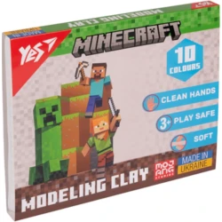 Пластилин Yes Minecraft 540662, 10 цветов Пластилин Yes Minecraft 540662, 10 цветов
