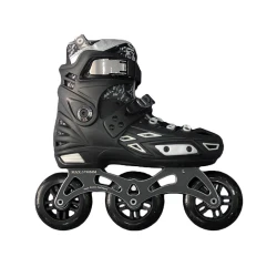 Роликовые коньки Jing Jie, размер 34-37, черные