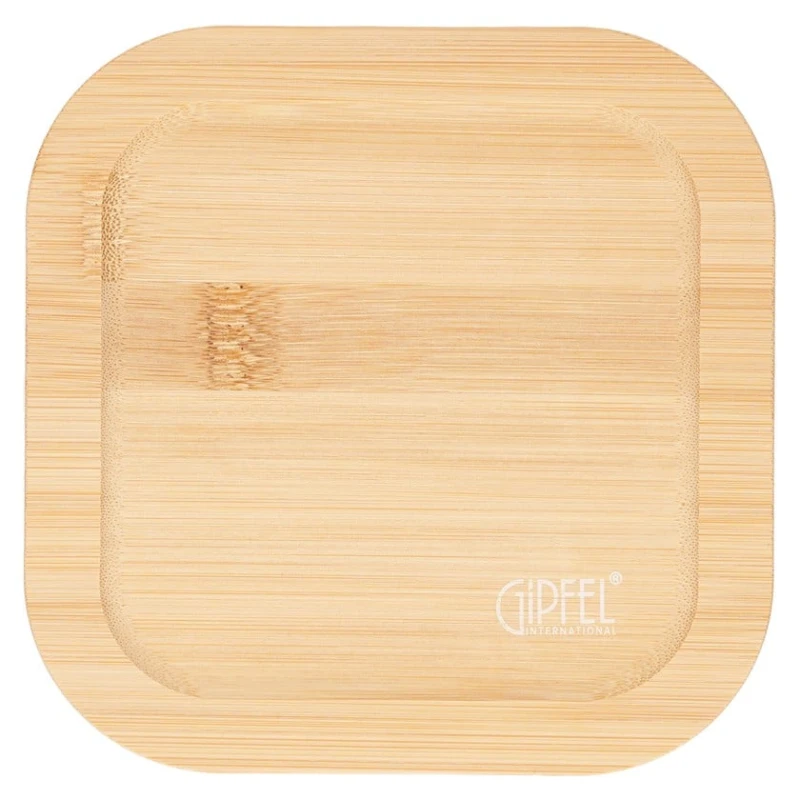 Контейнер Gipfel Stor 51963, стекло/бамбук, прозрачный/коричневый, 800 мл Контейнер Gipfel Stor 51963, стекло/бамбук, прозрачный/коричневый, 800 мл