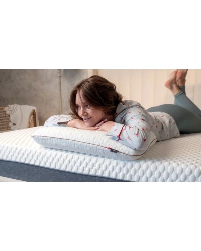 Yastıq Beyosa Home Carbon, penopoliuretan, ağ, ölçü S, 60x40х9 sm