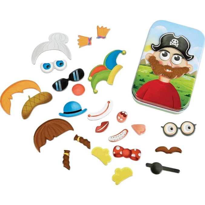 Развивающая игра Hape Magnetic Funny Face, 3+ лет