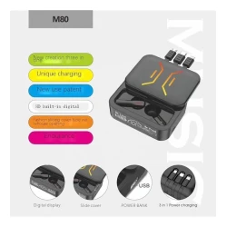 Simsiz qulaqlıqlar M80 With Power Bank