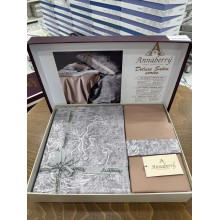 Yataq dəsti Annaberry SHA-00006041, ikinəfərlik, yorğan üzü 200x220 sm, mələfə 240x260 sm, yastıq üzü (2 əd) 50x70 sm, satin, rəngbərəng