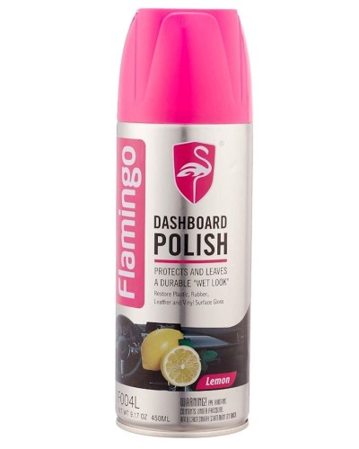 Avtomobil üçün mum Flamingo F024L Dashboard Wax Spray, 450 ml
