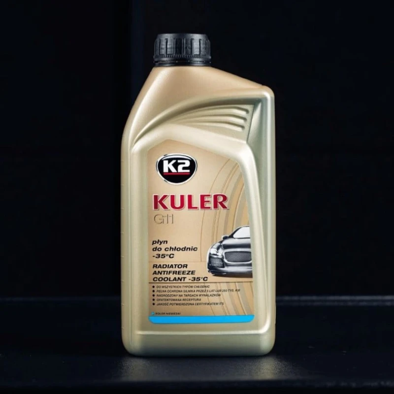 Антифриз синий K2 Kuler -35C G11, 1 л Антифриз синий K2 Kuler -35C G11, 1 л