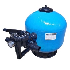 Hovuz üçün filtr Kronos BS 650, diametr 650 sm, maksimal məhsuldarlıq 15.6 m3/s, qum miqdarı 145 kq, qoşulma 50 sm