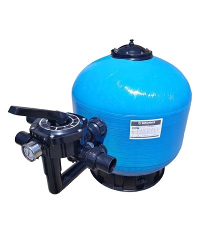 Hovuz üçün filtr Kronos BS 650, diametr 650 sm, maksimal məhsuldarlıq 15.6 m3/s, qum miqdarı 145 kq, qoşulma 50 sm