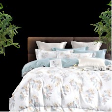 Yataq dəsti Narlı Exclusive Narlı 000773, yorğan üzü 200x220 sm, mələfə 240x260 sm, 2 əd yastıq üzü 50x70 sm, ikinəfərlik, satin, rəngbərəng