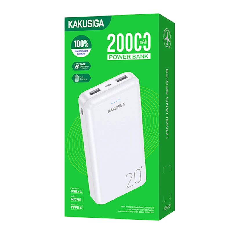 Внешний аккумулятор Kaku KSC-881 White Внешний аккумулятор Kaku KSC-881 White