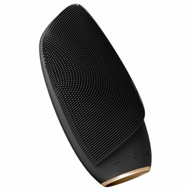 Üz üçün qulluq cihazı Geske Sonic Thermo Facial Brush 6 in 1, qara/qızılı