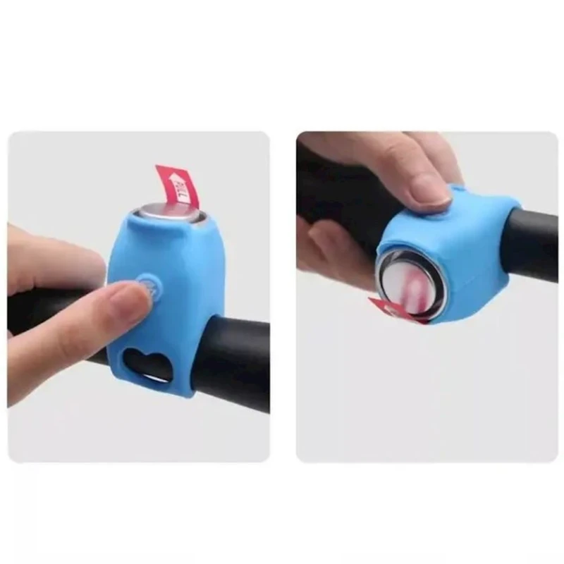 Velosiped üçün siqnal VP-18, silikon, göy