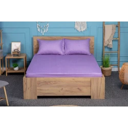 Yataq dəsti Pima Cotton Vero SHA-0000873, mələfə 180х200, yastıq üzü 50х70, ikinəfərlik, pambıq, bənövşəyi