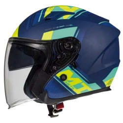 Motosiklet dəbilqəsi MT Helmets Avenue SV Sidewsy J3 Matt Fluor Yellow M