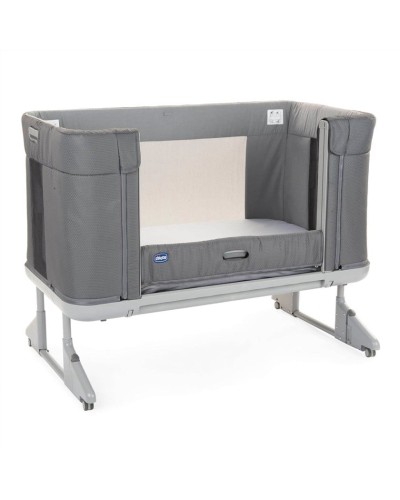 Uşaq beşiyi Chicco Next2Me Forever Moon Grey, 121x73.8x108.2 sm, 0+ ay